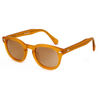Lunettes de soleil Xlab 8004 style moscot Cadres Optiques, Jaune/Marron, 48 mm
