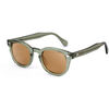 Lunettes de soleil Xlab 8004 style moscot Cadres Optiques, Vert/Marron, 48 mm