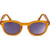 Lunettes de soleil Xlab 8004 style moscot Cadres Optiques, Jaune/Gris, 48 mm