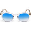 Lunettes de soleil Xlab 8004 style moscot Lunettes de soleil, Transparent/Bleu clair