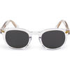 Lunettes de soleil Xlab 8004 style moscot Lunettes de soleil, Transparent/Fum&eacute;e, 48