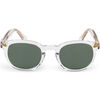 Lunettes de soleil Xlab 8004 style moscot Lunettes de soleil, Transparent/Vert G15,