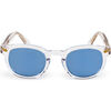 Lunettes de soleil Xlab 8004 style moscot Lunettes de soleil, Transparent/Bleu clair