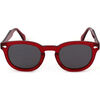 Lunettes de soleil Xlab 8004 style moscot Lunettes de soleil, Bordeaux/Fum&eacute;e, 58 mm Bordeaux