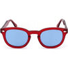Lunettes de soleil Xlab 8004 style moscot Lunettes de soleil, Bordeaux/Bleu clair, 5
