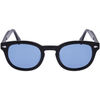 Lunettes de soleil Xlab 8004 style moscot Lunettes de soleil, Noir/Bleu clair, 48 mm