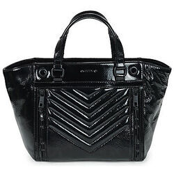 Sac &agrave; main Ikks 1440 MEDIUM ZIP VARNISH Noir