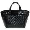 Sac &agrave; main Ikks 1440 MEDIUM ZIP VARNISH Noir