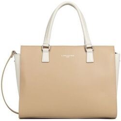 Sac &agrave; main LANCASTER Sac a main en cuir Ref 38650 Beige Ecru Beige