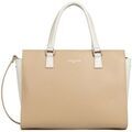 Sac &agrave; main LANCASTER Sac a main en cuir Ref 38650 Beige Ecru Beige