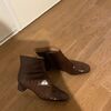 Bottines Find. boots marron clair fa&ccedil;on croco Marron