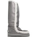 Bottes femme sur Grenoble : Bottes Mou FW101052B ESKIMO 40 RHINESTONES LOGO SSIL Argent&eacute;