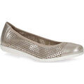 Ballerines Caprice taupe sue met casual closed ballerinas Dor&eacute; Grenoble