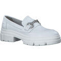 Mocassins Tamaris white leather casual closed loafers