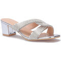 Sandales / Nu-pieds femme sur Grenoble : Tongs La Modeuse Tongs, mules pour femme - Argent&eacute; - Argent&eacute;