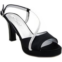 Mules Osvaldo Pericoli Femme Chaussures, Sandales, &eacute;l&eacute;gant, Satin&eacute;-23672 Noir