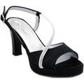 Mules Osvaldo Pericoli Femme Chaussures, Sandales, &eacute;l&eacute;gant, Satin&eacute;-23672 Noir