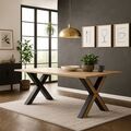 Coreme Table Takota pieds en X La Talaudi&egrave;re
