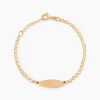 Histoire d'Or Bracelet Identit&eacute; Marcel Or Jaune