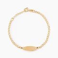 Bijoux sur Grenoble : Histoire d'Or Bracelet Identit&eacute; Marcel Or Jaune