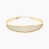 Histoire d'Or Bracelet Jonc Adonijah Or Bicolore