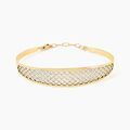 Histoire d'Or Bracelet Jonc Adonijah Or Bicolore