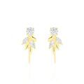 Bijoux sur Grenoble : Histoire d'Or Bijoux D'oreilles Alexine Or Jaune Oxyde De Zirconium
