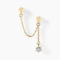 Histoire d'Or Bijoux D'oreilles Sly Or Jaune Oxyde De Zirconium