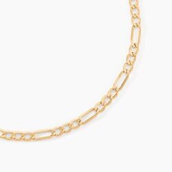 Histoire d'Or Collier Or Jaune Maille Altern&eacute;e 1/3
