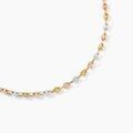 Histoire d'Or Collier Maille Dami Maille Grain De Cafe Or Tricolore