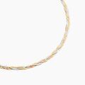 Bijoux sur Grenoble : Histoire d'Or Collier Jasmin Tresse Or Tricolore