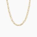 Bijoux sur Grenoble : Histoire d'Or Collier Danae Plaquette Or Bicolore