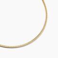 Bijoux sur Grenoble : Histoire d'Or Collier Doline Maille Anglaise Or Jaune
