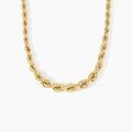 Bijoux sur Grenoble : Histoire d'Or Collier Cordelia Danilo Maille Corde Or Jaune