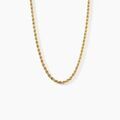 Bijoux sur Grenoble : Histoire d'Or Collier Cordelia Maille Corde Or Jaune