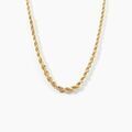 Histoire d'Or Collier Cordelia Danilo Maille Corde Or Jaune