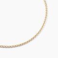 Bijoux sur Grenoble : Histoire d'Or Collier Capucin Or Jaune Maille Marine Plate
