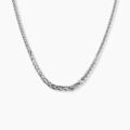 Bijoux sur Grenoble : Histoire d'Or Collier Jany Danilo Maille Palmier Or Blanc