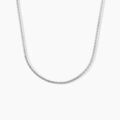 Bijoux sur Grenoble : Histoire d'Or Collier Ivy Maille Haricot Or Blanc