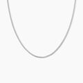 Bijoux sur Grenoble : Histoire d'Or Cha&icirc;ne Imad Maille Gourmette Or Blanc