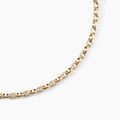 Bijoux sur Grenoble : Histoire d'Or Collier Carlo Or Bicolore Maille Marine Ronde