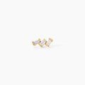 Bijoux sur Grenoble : Histoire d'Or Piercing Pax Or Jaune Diamant Synth&eacute;tique