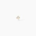 Histoire d'Or Piercing Gerrit Or Jaune Perle De Culture Oxyde De Zirconium