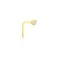 Histoire d'Or Piercing De Nez Fethi Serti Griffe Or Jaune Oxyde De Zirconium
