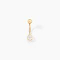 Bijoux sur Grenoble : Histoire d'Or Piercing Venturino Or Jaune Oxyde De Zirconium