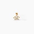 Histoire d'Or Piercing Evangelos Or Jaune Oxyde De Zirconium