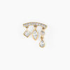 Histoire d'Or Piercing D'oreille Unitaire Tyrese Or Jaune Oxyde De Zirconium