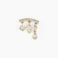 Bijoux sur Grenoble : Histoire d'Or Piercing D'oreille Unitaire Tyrese Or Jaune Oxyde De Zirconium