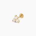 Bijoux sur Grenoble : Histoire d'Or Piercing Nakato Or Jaune Oxyde De Zirconium