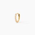 Bijoux sur Grenoble : Histoire d'Or Piercing D'oreille Unitaire Rajya Or Jaune Oxyde De Zirconium